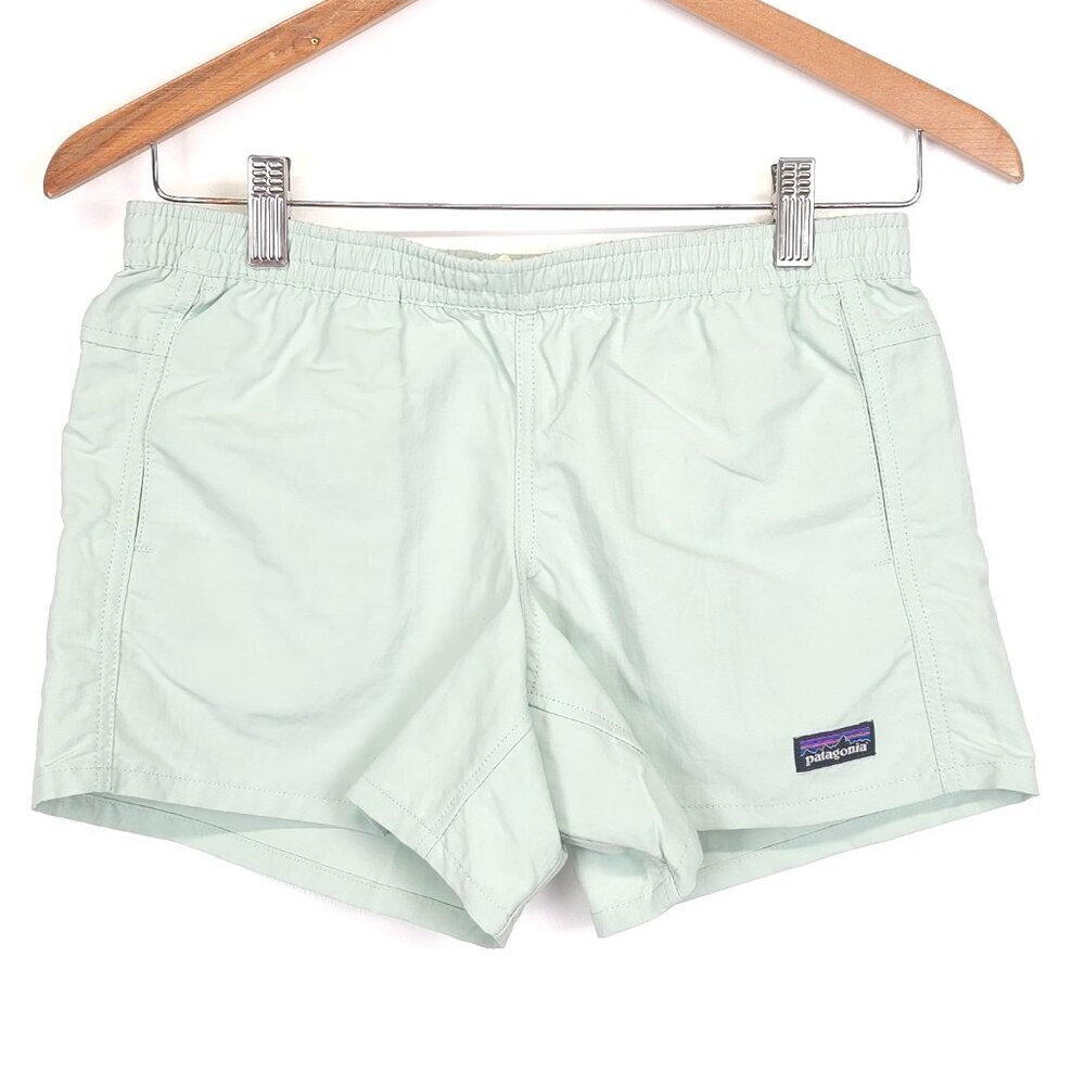 Patagonia Girls Baggies Shorts in Tea Green XL NWT